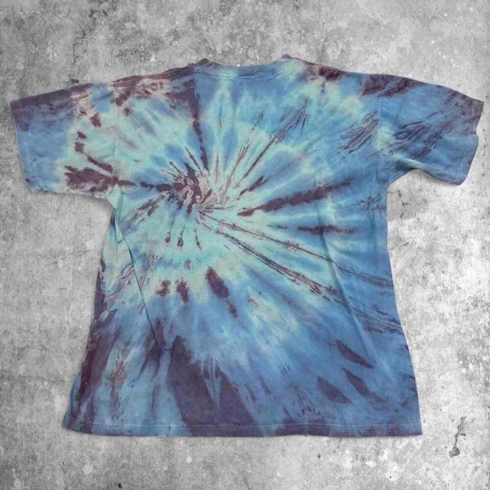 Vintage Cartoon Network Scooby-Doo Surfing Tie-Dye T-Shirt - Picture 2 of 3